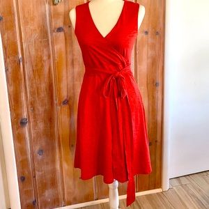 Toad & Co. Cue Wrap Sleeveless Dress Small